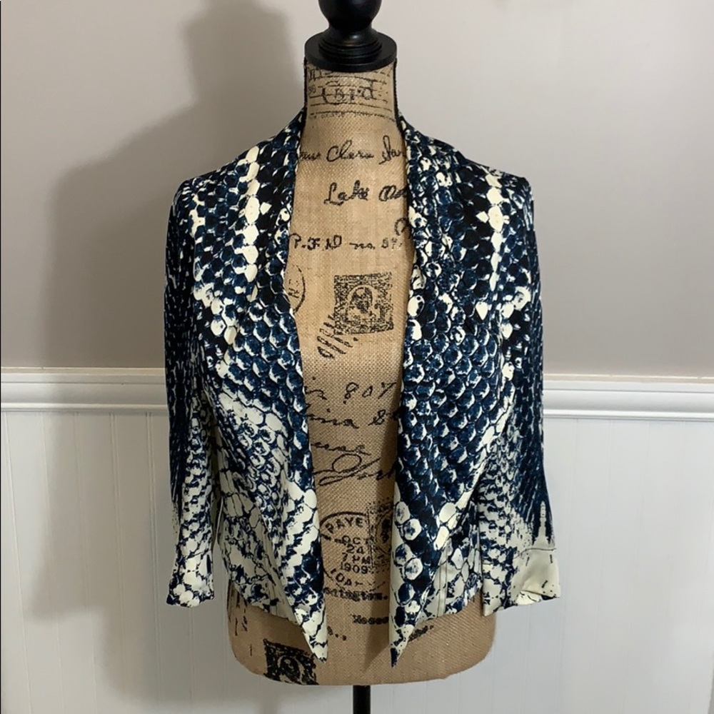 INC Snake Print Blazer